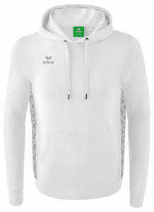 sweat capuche homme essential team blanc