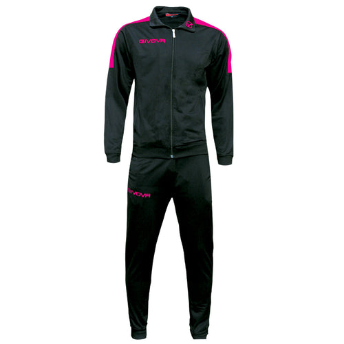survêtement noir rose givova ouest ornaise
