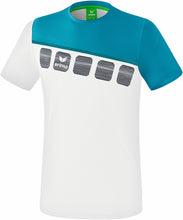 Charger l&#39;image dans la galerie, tshirt homme 5-C blanc bleu