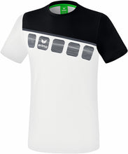 Charger l&#39;image dans la galerie, tshirt homme 5-C blanc noir
