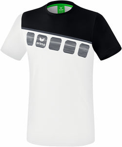 tshirt homme 5-C blanc noir