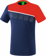 Charger l&#39;image dans la galerie, tshirt homme 5-C new navy rouge
