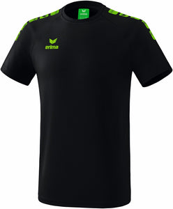 tshirt homme essential 5-C noir vert