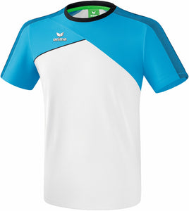 tshirt homme premium one 2.0 blanc bleu