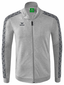 veste tracktop essential team homme gris
