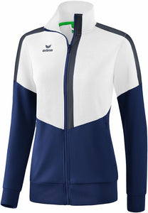 veste worker squad femme bleu blanc